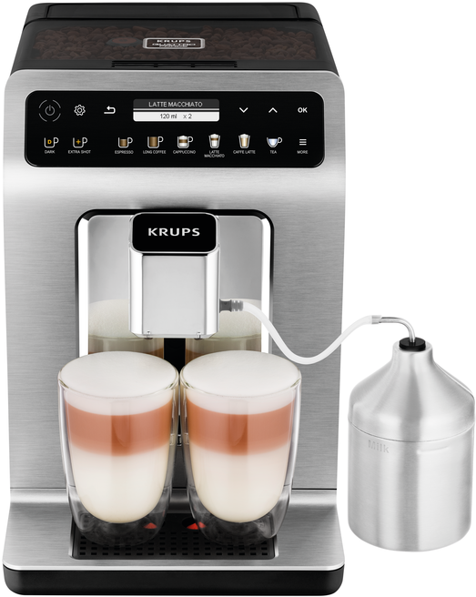 Кофемашина Krups EA894T10 серебристый