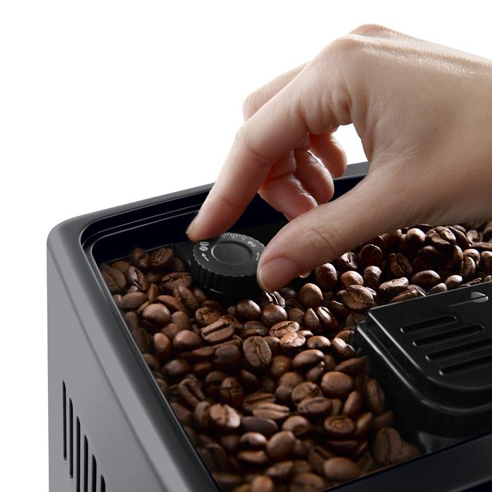 Кофемашина DeLonghi Dinamica Plus ECAM380.85.SB серебристый/черный в магазине «На диване» в Челябинске  — Выгодная цена