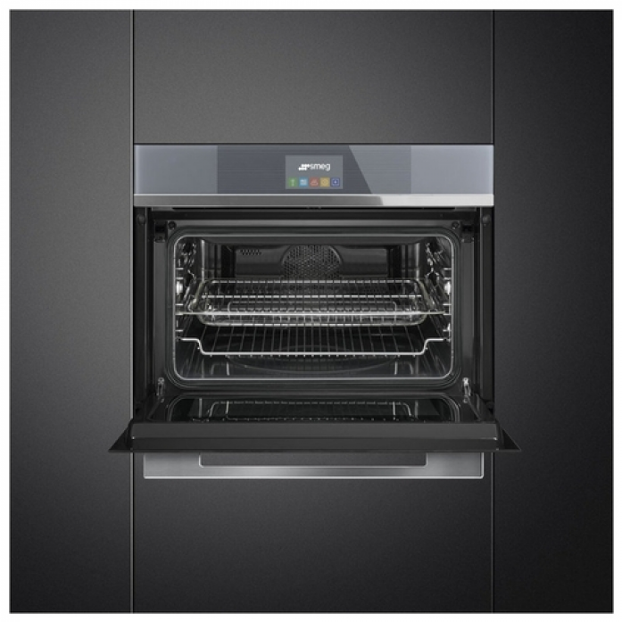 Компактный духовой шкаф Smeg SF4104MCS в магазине «На диване» в Челябинске  — Выгодная цена