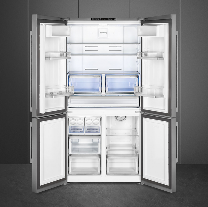 Холодильник Side by Side Smeg FQ60XF Нержавеющая сталь в магазине «На диване» в Челябинске  — Выгодная цена