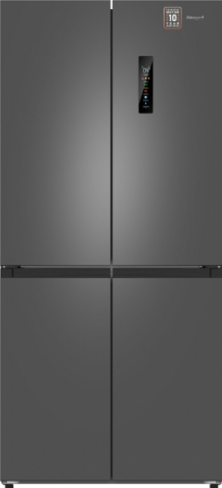 Холодильник Weissgauff WCD 450 Dark Grey NoFrost Inverter 437285