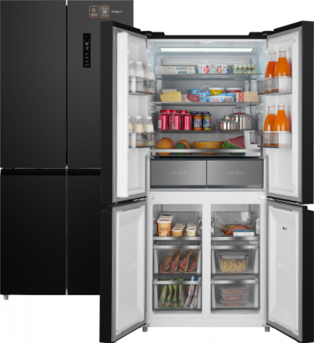 Холодильник Weissgauff WCD 590 NoFrost Inverter Premium Biofresh Dark Inox в магазине «На диване» в Челябинске  — Выгодная цена