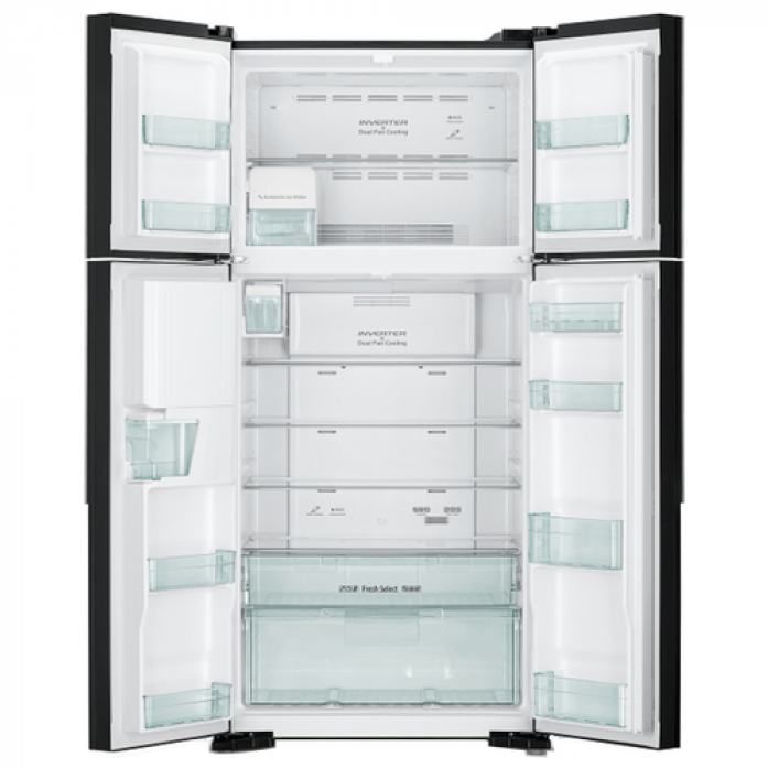 Холодильник Side-by-Side Hitachi R-W 662PU7X GBK в магазине «На диване» в Челябинске  — Выгодная цена