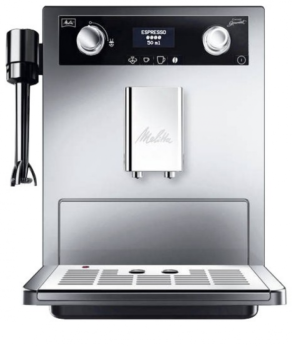 Кофемашина Melitta Caffeo Gourmet серебристо-черная 20296 в магазине «На диване» в Челябинске  — Выгодная цена