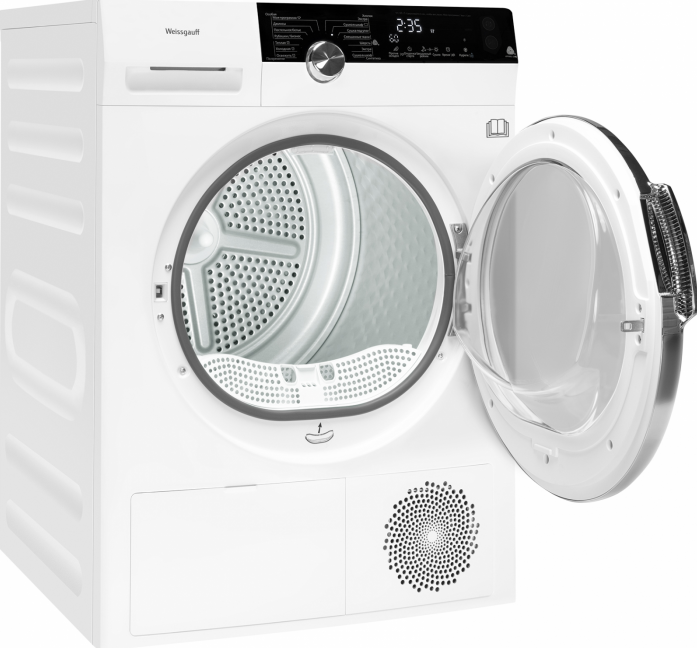 Сушильная машина Weissgauff WD 599 DC Inverter Heat Pump UV Light 428618 в магазине «На диване» в Челябинске  — Выгодная цена