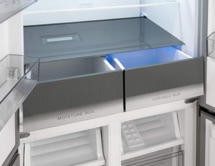 Холодильник Weissgauff WCD 450 Dark Grey NoFrost Inverter 437285 в магазине «На диване» в Челябинске  — Выгодная цена