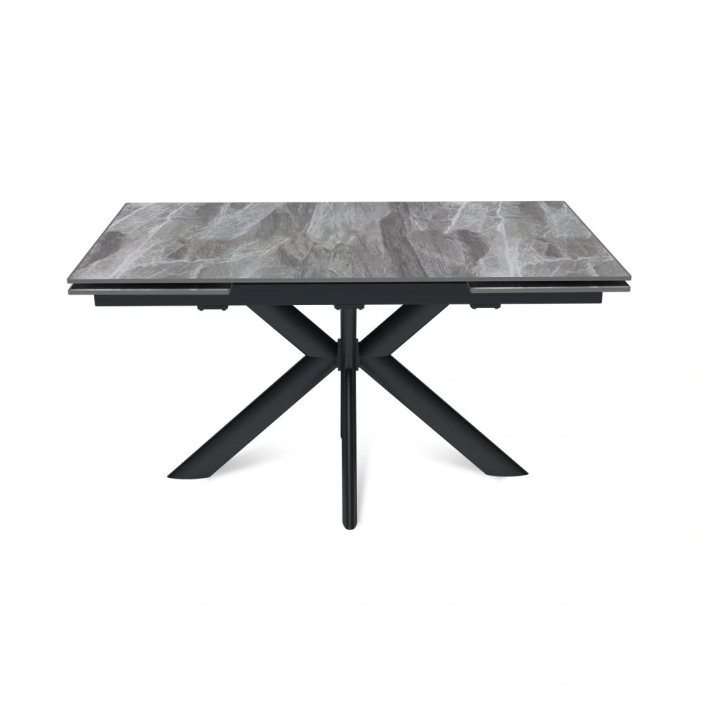 Стол раскладной Strong (140+40+40), керамика глянцевая Italian Light Grey в магазине «На диване» в Челябинске  — Выгодная цена