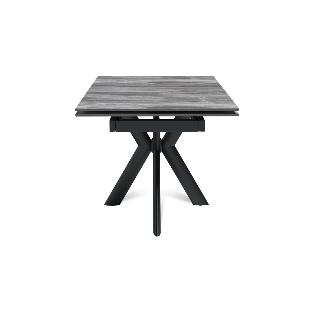 Стол раскладной Strong (140+40+40), керамика глянцевая Italian Light Grey в магазине «На диване» в Челябинске  — Выгодная цена