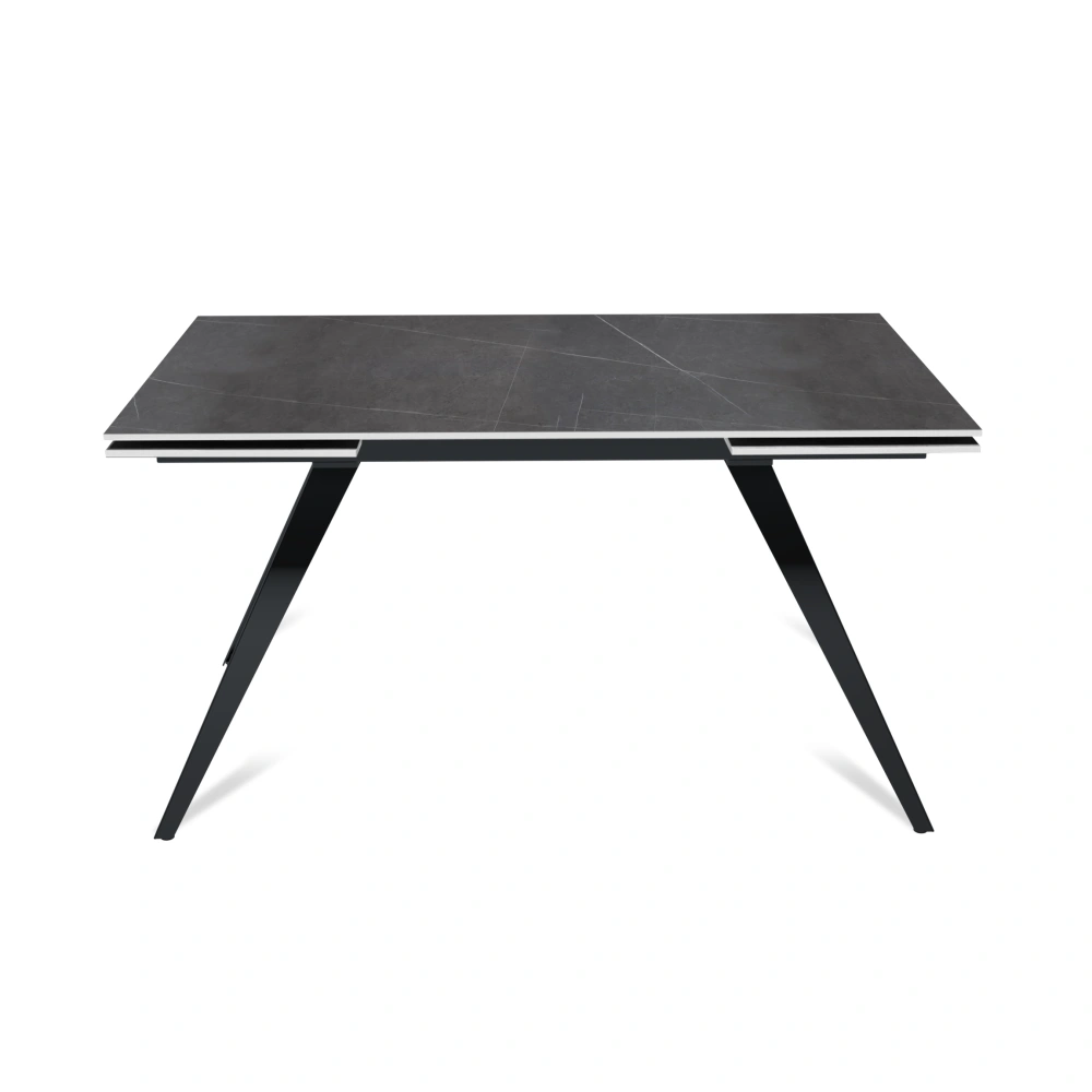 Стол раскладной Асти (140+40+40), керамика матовая Armani Grey matte в магазине «На диване» в Челябинске  — Выгодная цена