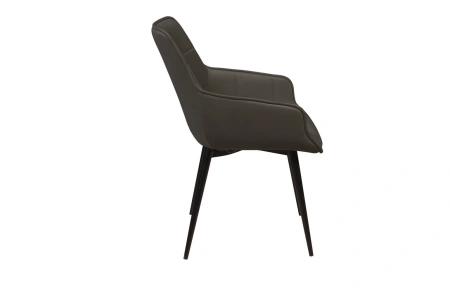 Стул с подлокотниками Capri комплект (4 шт), бархат matte 80 / опора конус